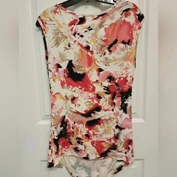 ❤️ Reitmans Abstract Print Top Medium Colourful - Picture 7 of 12